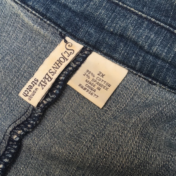 St. John’s Bay Denim Jacket - Picture 2 of 3